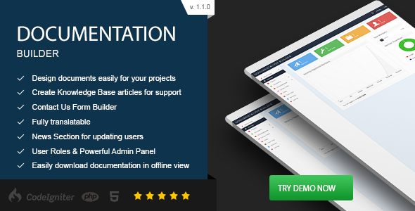 Documentation Builder » Premium Scripts, Plugins & Mobile