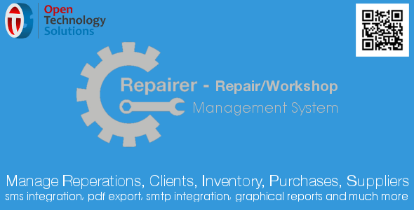 Repairer - Repair/Workshop Management System 1.2 » Premium Scripts, Plugins & Mobile