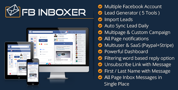 FB Inboxer - Master Facebook Messenger Marketing Software » Premium Scripts, Plugins & Mobile