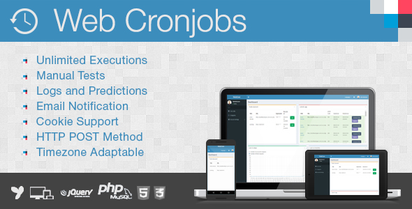 Web Cronjobs - Cronjobs Management Tool &raquo; Premium Scripts, Plugins &amp; Mobile