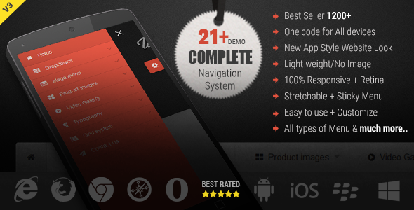 Web Slide - Responsive Mega Menu for Bootstrap 3+ » Premium Scripts, Plugins & Mobile