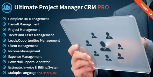 Ultimate Project Manager CRM PRO v1.2 » Premium Scripts, Plugins & Mobile