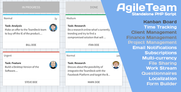 Freelance AgileTeam Office with Kanban v3.3.0 » Premium Scripts, Plugins & Mobile