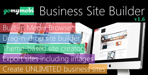 gomymobiBSB - Drag-n-Drop Business Webite Builder and Host Platform v1.6 » Premium Scripts, Plugins & Mobile