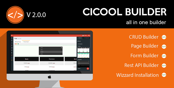 Cicool - Page, Form, Rest API and CRUD Generator » Premium Scripts, Plugins & Mobile