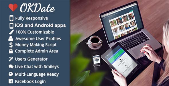 OKDate v2.1 - Complete Dating Platform: Website, iOS/Android Apps, Backend » Premium Scripts, Plugins & Mobile