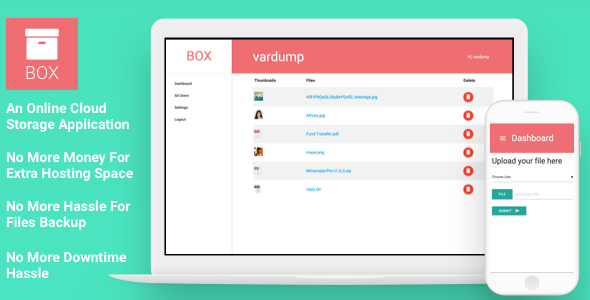 Box v1.2 - An Online Cloud Storage Application » Premium Scripts, Plugins & Mobile