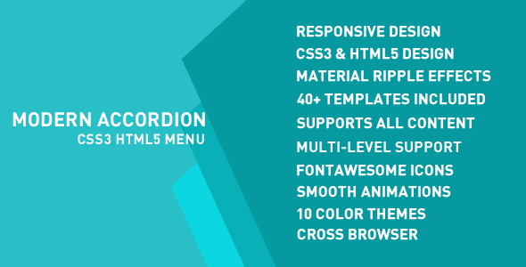 Modern Accordion Menu » Premium Scripts, Plugins & Mobile