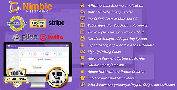 Nimble Messaging Professional SMS Marketing Application For Business » Premium Scripts, Plugins & Mobile