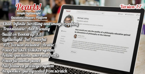 Pearls! Questions and answers platform v1.7 &raquo; Premium Scripts, Plugins &amp; Mobile