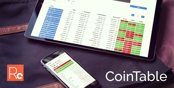 Coin Table - Cryptocurrency Market CMS » Premium Scripts, Plugins & Mobile