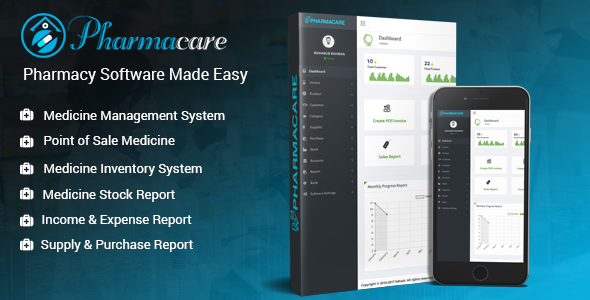 Pharmacare v2.0 - Pharmacy Software Made Easy » Premium Scripts, Plugins & Mobile