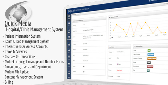 Quick Media - Hospital/Clinic Management System » Premium Scripts, Plugins & Mobile