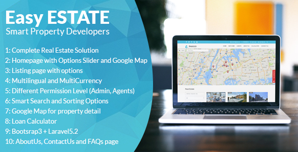 EasyEstate v1.1 - Real Estate Portal » Premium Scripts, Plugins & Mobile