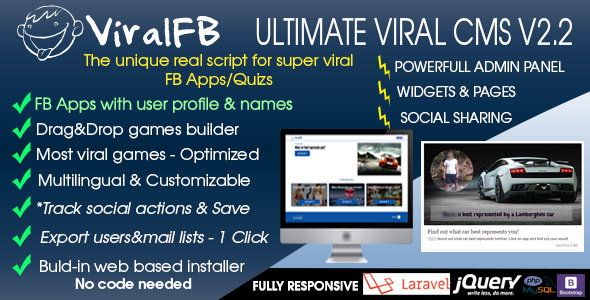 ViralFB v2.0 - The ultimate SUPER VIRAL Quiz » Premium Scripts, Plugins & Mobile