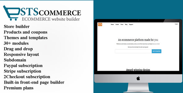 STSCommerce v2.2.1 - eCommerce site builder » Premium Scripts, Plugins & Mobile
