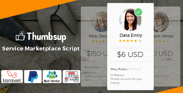 Thumbsup - The Service Marketplace Legend » Premium Scripts, Plugins & Mobile