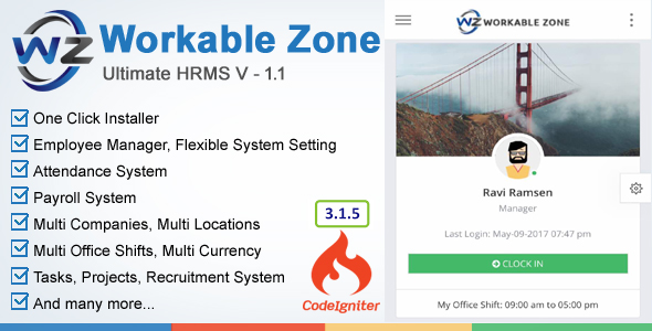 HRM v1.1 - Workable Zone » Premium Scripts, Plugins & Mobile