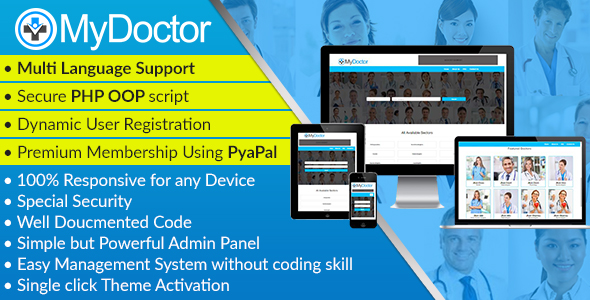 MyDoctor - Bootstrap Doctor Directory CMS Script » Premium Scripts, Plugins & Mobile