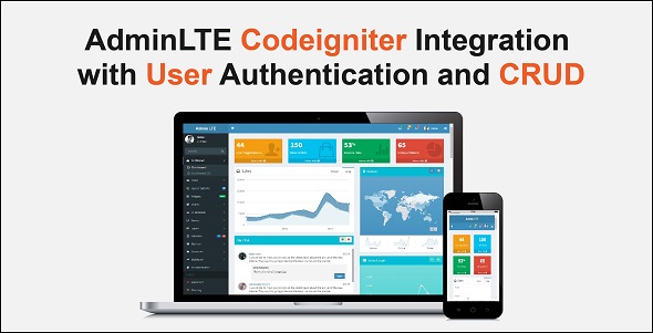 Codeigniter with AdminLTE Integration + Login Authentication + User CRUD » Premium Scripts, Plugins & Mobile