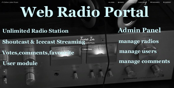 Web Radio Portal v1.1 &raquo; Premium Scripts, Plugins &amp; Mobile