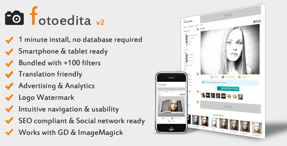 Fotoedita - Complete Photo Editing Website » Premium Scripts, Plugins & Mobile