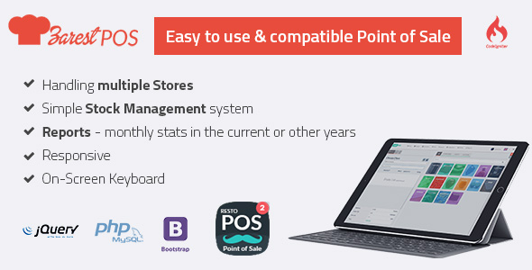 ZARest POS v2.0.0 - restaurant point of sale web application » Premium Scripts, Plugins & Mobile
