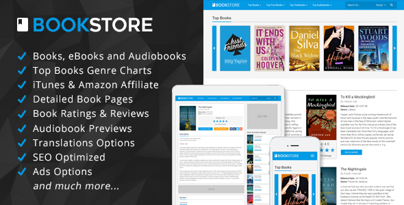 BookStore v1.3 - Books, eBooks and Audiobooks Affiliate Script &raquo; Premium Scripts, Plugins &amp; Mobile