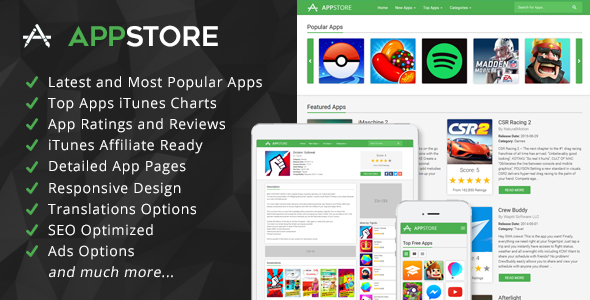 AppStore - iOS Apps Affiliate Script » Premium Scripts, Plugins & Mobile