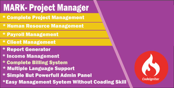 MARK - Project Manager » Premium Scripts, Plugins & Mobile