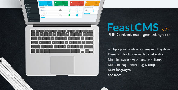 Feast cms v2.5 - PHP Content management system » Premium Scripts, Plugins & Mobile