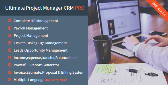 Ultimate Project Manager CRM PRO v1.2.5 » Premium Scripts, Plugins & Mobile