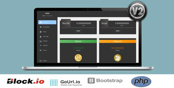 Bitcoin, Dogecoin Cloud Mining - Php Script » Premium Scripts, Plugins & Mobile