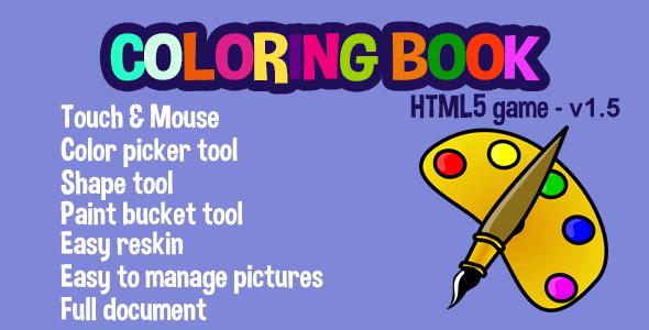 Customizable Coloring Book v1.5 » Premium Scripts, Plugins & Mobile