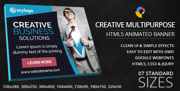 Creative Multipurpose - HTML5 Animated Banner » Premium Scripts, Plugins & Mobile