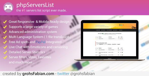 Premium Servers List Tracker v1.3.1 &raquo; Premium Scripts, Plugins &amp; Mobile