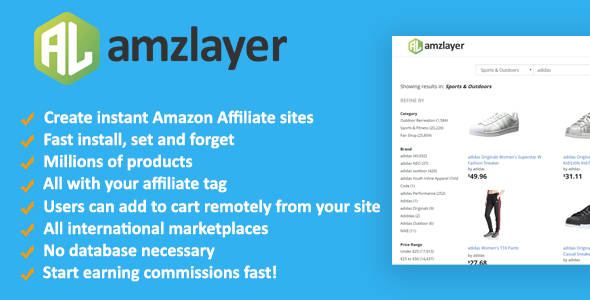 Amzlayer v1.10 - Amazon Affiliate Sites Builder &raquo; Premium Scripts, Plugins &amp; Mobile