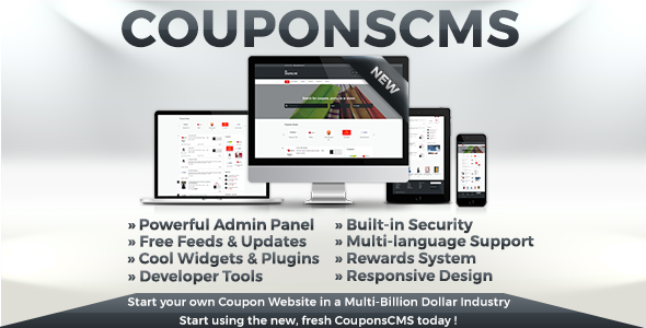 Coupons CMS v7.50 &raquo; Premium Scripts, Plugins &amp; Mobile