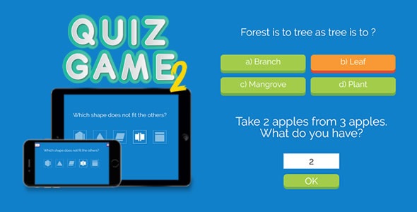 Quiz Game 2 - HTML5 Game » Premium Scripts, Plugins & Mobile
