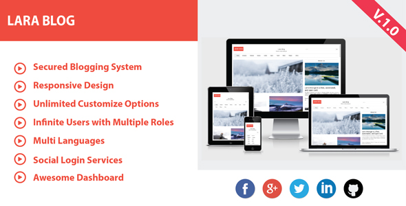 Lara Blog v1.1 » Premium Scripts, Plugins & Mobile