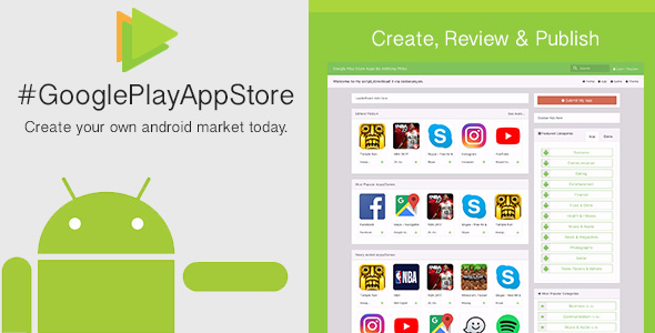 Google Play App Store CMS v1.4.1 » Premium Scripts, Plugins & Mobile