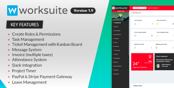 WORKSUITE v1.6.1 - Project Management System » Premium Scripts, Plugins & Mobile