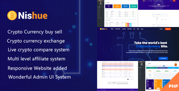 Nishue v1.3 - CryptoCurrency Buy Sell Exchange and Lending with MLM System » Premium Scripts, Plugins & Mobile