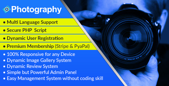 Photography - Dynamic Photographer Management Syestem and Directory Script » Premium Scripts, Plugins & Mobile