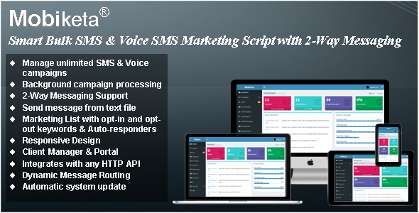 Mobiketa v4.0.1 - Complete Mobile Marketing Script with Bulk SMS &raquo; Premium Scripts, Plugins &amp; Mobile