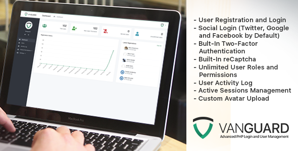 Vanguard v3.0.1 - Advanced PHP Login and User Management » Premium Scripts, Plugins & Mobile