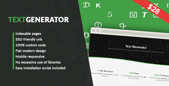 Text Generator » Premium Scripts, Plugins & Mobile