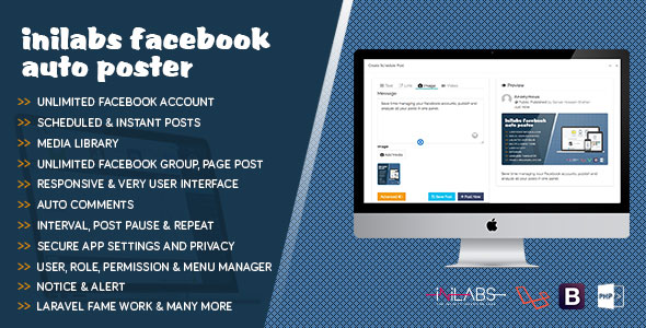 Inilabs Facebook Multi Account Auto Post & Scheduler » Premium Scripts, Plugins & Mobile