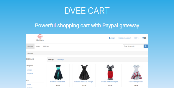 Dvee Cart - E-commerce with Paypal » Premium Scripts, Plugins & Mobile