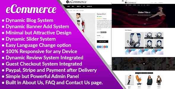 eCommerce - Responsive Ecommerce Business Management System » Premium Scripts, Plugins & Mobile